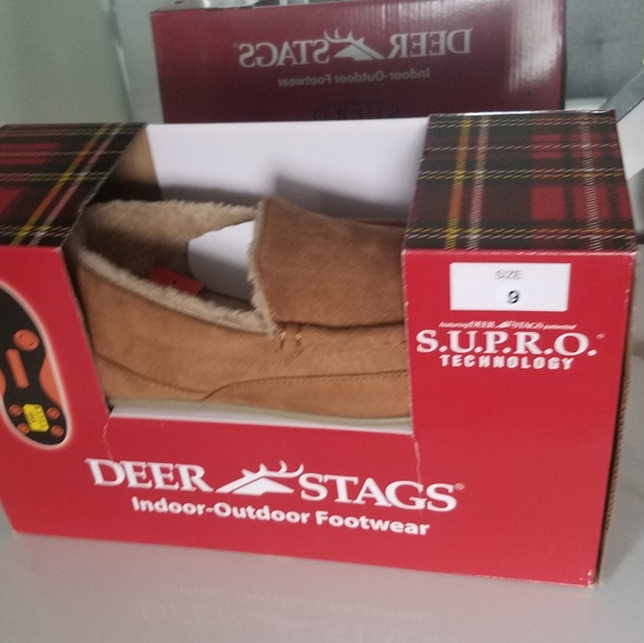 Deer Stags Other - NIB Deer Stags Mens Chesnut Spun Slipper sz9